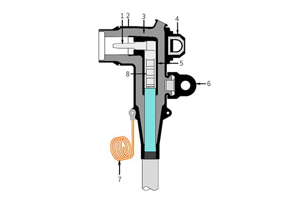 Conector de codo (enchufe) de 250A